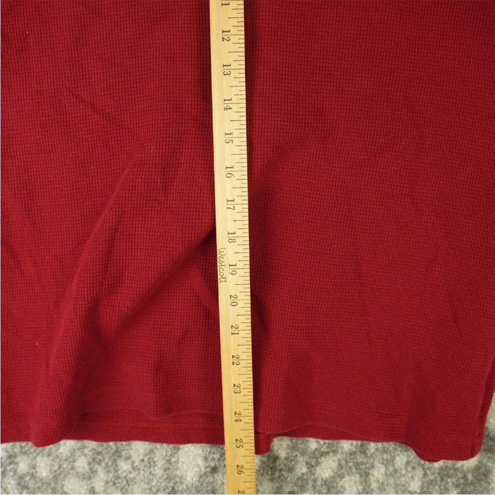 Psycho Bunny Shirt Men Large Red Long Sleeve Crew Neck Sweater EUC - Picture 7 of 9